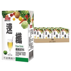 RICO 紅牌 速纖 纖維飲料 Set, 160ml, 24入