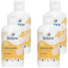 法貝兒 寶寶防曬水潤乳液 SPF50 125ml 嬰幼兒防曬 溫和保濕 高係數防護, 4罐