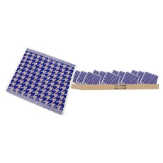 LIFE 來福牌 極致千鳥格緹花方巾, 紫色, 24條