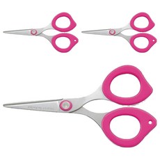 KOKUYO 國譽 Clippy口袋剪刀, 粉色, 3支