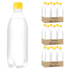 Tamsaa Aqua系列 無標籤檸檬風味氣泡水, 500ml, 18瓶