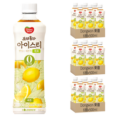 Dongwon 東遠 檸檬風味紅茶, 500ml, 18瓶