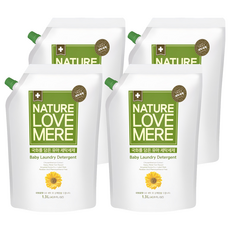NATURE LOVE MERE 林貝兒潔淨洗衣精, 1.3L, 4包