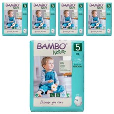 Bambo Nature 伴寶樂 Green 大容量褲型紙尿布 11~17kg, 第5階段, 95片