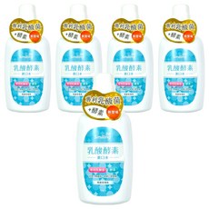 Smiling 百齡 乳酸酵素漱口水 瑪黛茶薄荷, 700ml, 5瓶