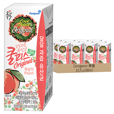 Dongwon 東遠 乳酸菌飲料 水蜜桃風味, 15入, 190ml