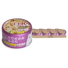 INABA CIAO 啾嚕 旨定罐 A-38 85g 24罐 - 貓咪濕糧, 雞肉 + 鰤魚