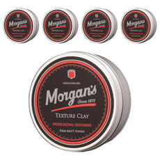 Morgan's Texture Clay 強力定型髮泥 75ml, 5件