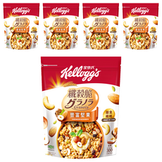 Kellogg's 家樂氏 纖穀脆 豐富堅果, 300g, 5個