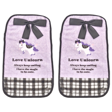 Skater 毛巾 10 x 19cm, 獨角獸, 2條