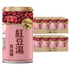 TAISUN 泰山 100%無添加紅豆湯, 330g, 48罐