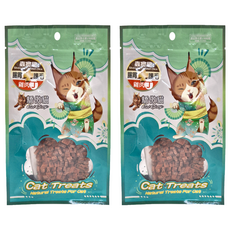 Cat Glory 驕傲貓 腸胃護毛蟲癭果機能雞肉丁, 幫助腸胃及毛髮, 雞肉, 60g, 2包