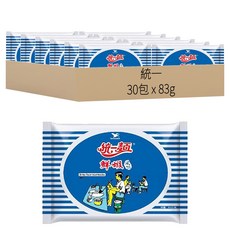 統一 統一麵 鮮蝦風味 83g, 30包