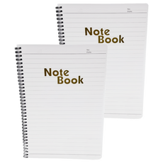 conifer 綠的事務 A4大格筆記本, 1.1cm超大格線設計，書寫更方便, 38100, 2本