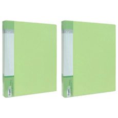 珠友文化 A4粉彩資料本 RB_60D 60頁, 2本, D 青綠色