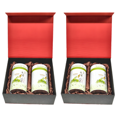 HGT 華剛茶業 金玉名言茶禮盒, 阿里山清香烏龍 + 蜜香紅茶, 2盒