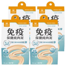 DOG CAT STAR 汪喵星球 免疫保健純肉泥, 免疫/抗氧化, 6g, 4盒