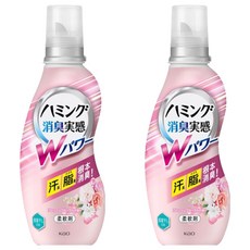 Kao 花王 Humming 衣物柔軟精 清新花香 除臭 W除臭成分, 530ml, 2瓶