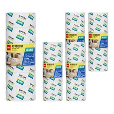 deLi 得力 大管芯 OPP封箱膠帶 30201 48mm x 40Y 6捲, 5個, 透明色