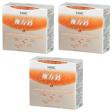 HAC 永信藥品 穩固鈣粉 Set, 2.5杯牛奶的一日鈣質配合, 5g, 30包, 3盒