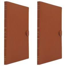indi 透明文件夾 20頁 棕色, 2個