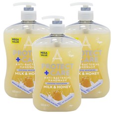 Astonish 牛乳蜂蜜洗手液, 3個, 600ml