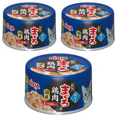 金缶特選3號-鮪.雞.柴70g, 鮪魚 + 雞肉 + 柴魚, 70g, 3罐