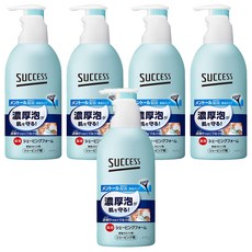 Kao 花王 SUCCESS 男士刮鬍順滑清爽泡沫刮鬍泡, 250g, 5瓶