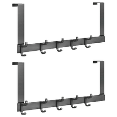 葉子小舖 門後掛勾, 黑色, 2個