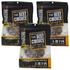 NATURAL FARM 自然牧場 紐西蘭天然零食, 上選羊肉, 180g, 3包