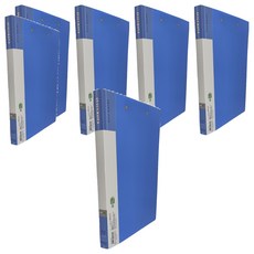 珠友文化 PP 強力夾 雙上 DL_06108, 藍色, 6個