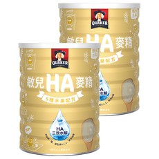 QUAKER 桂格 敏兒HA麥精 五種水果配方 6個月以上, 700g, 2罐