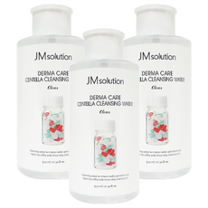 JMsolution 肌司研 卸妝水 積雪草修護, 500ml, 3瓶