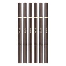 BROWIT 貝奧莉 2in1持色眼線筆, 6支, 灰棕色