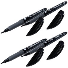 tratto酒精型萬用馬克筆 - 適用於任何表面，書寫舒適，筆尖2.2mm, 1色, 4支