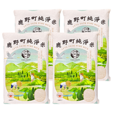 東台糧倉 鹿野町純淨米 一等，引用中央山脈3千公尺森林泉水灌溉，友善益生菌管理，口感Q彈軟黏, 6kg, 4包