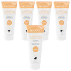 MOOGOO 慕爾果 天然舒緩MSM保濕霜，鎮靜保濕，適用於敏感或受刺激的肌膚, 200g, 5條
