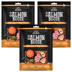 ABSOLUTE HOLISTIC 肉泥, 鮪魚+國王鮭, 60g, 3包