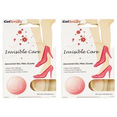 GelSmart 凝膠腳跟防磨貼片 隱形舒適止滑 適用高跟鞋/平底鞋, 1雙, 2件