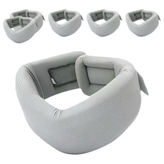 QIDINA 升級冰絲海綿低頭族救星頸椎支撐架 D 灰色, 6個