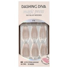 Dashing Diva F 時尚潮流美甲片-極致炫亮 多種尺寸選擇 安全材質, 1件