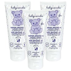 babycoccole 寶貝可可麗 寶寶舒緩護膚按摩膠 75ml, 3條