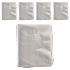 其他 PE塑膠袋 100 x 80 x 0.08cm, 10個 x 5包, 加厚耐用, 透明收納袋