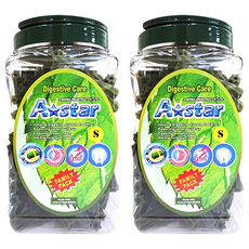 A star 空心六星棒, 360度旋轉清潔, 維持口腔健康, 家庭號, 1.1kg, 2桶