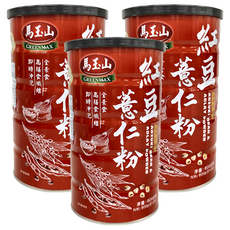 馬玉山 紅豆薏仁粉，600g, 1罐, 3罐