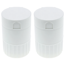 SSDream 收納3層安全可切藥片磨藥盒, 2個