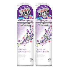 EARTH 地球製藥 Sukki-ri 浴廁除臭抑菌芳香噴霧 薰衣草香氛, 350ml, 2瓶, 薰衣草香