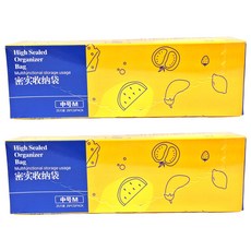 haixin AHOYE 雙層夾鏈食物保鮮袋/密封袋/冷凍袋/夾鏈袋, 50個, 18 x 18cm, 2盒