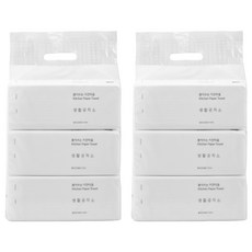 生活工坊 抽取式廚房紙巾, 3包, 2袋