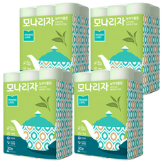 mona lisa. 綠茶三層捲筒衛生紙 Set 30捲, 25m, 4袋